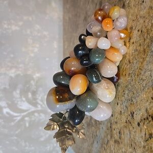 Vintage Decorative Agate Bunch Of Grapes